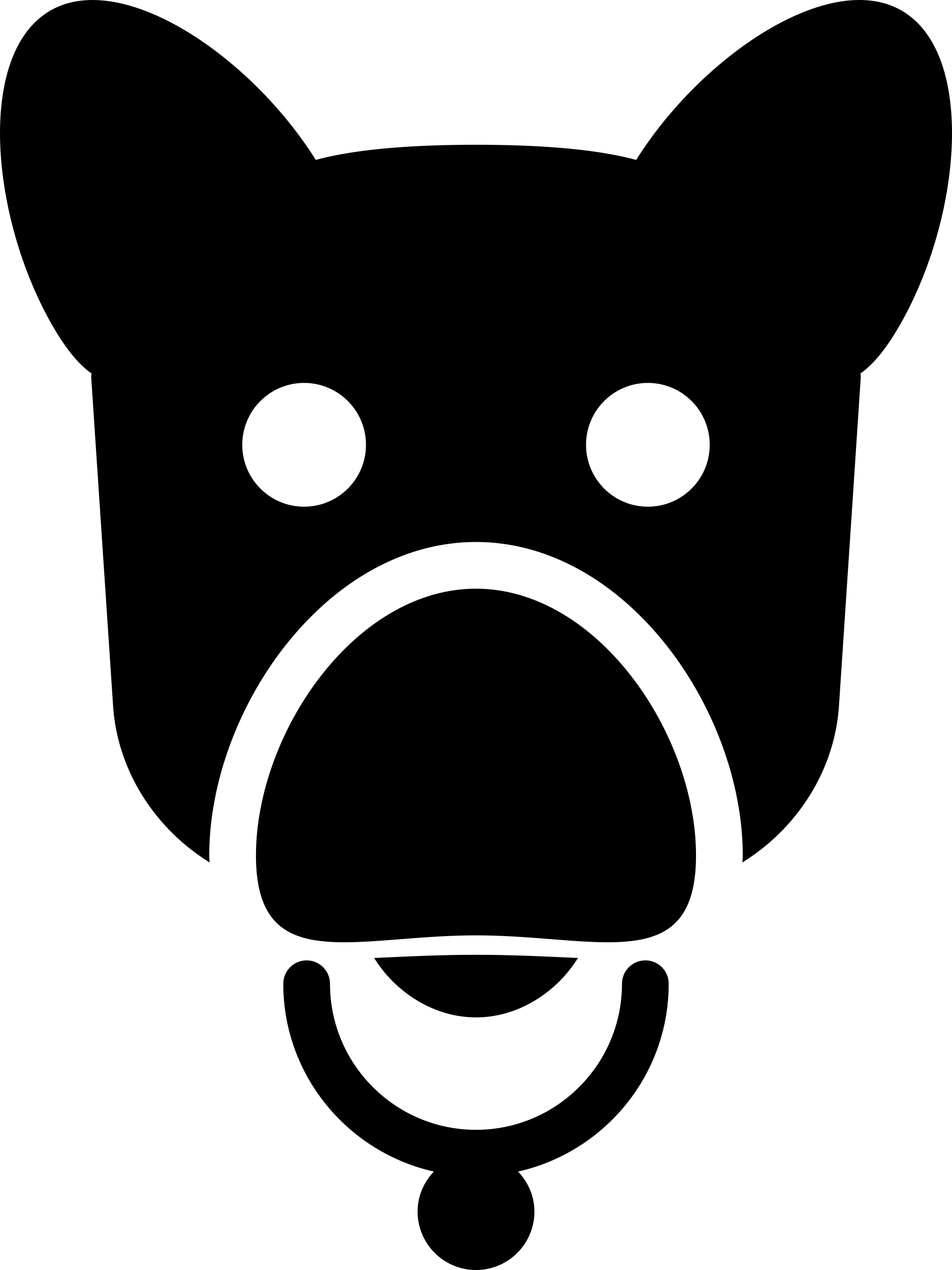 Pet Frontal Head With A Halter Silhouette Svg Vector Free Vectors